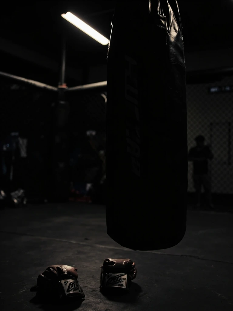 The speed bag station at the Jardine Combat Performance Lab.