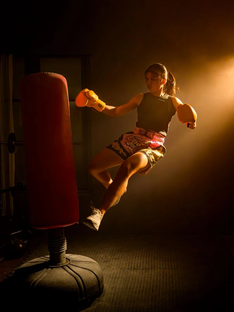 Athlete running a shadow session under the Cage-Ready method